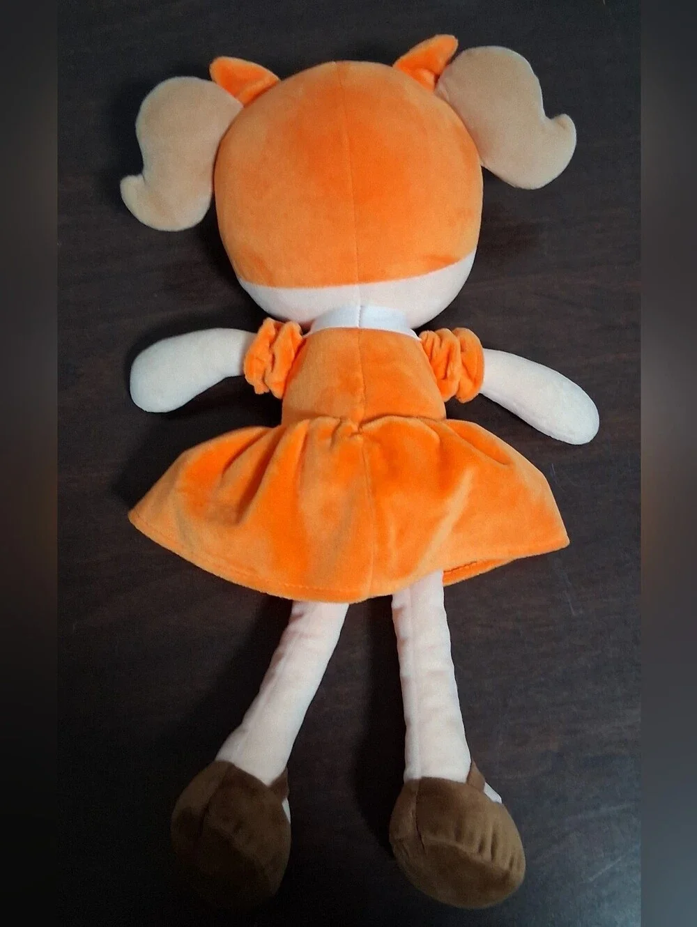 Gloveleya Orange Fox Dress Plush Doll - Kids Toy
